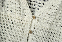 Load image into Gallery viewer, Cotton Crochet Shrug Cardigan
