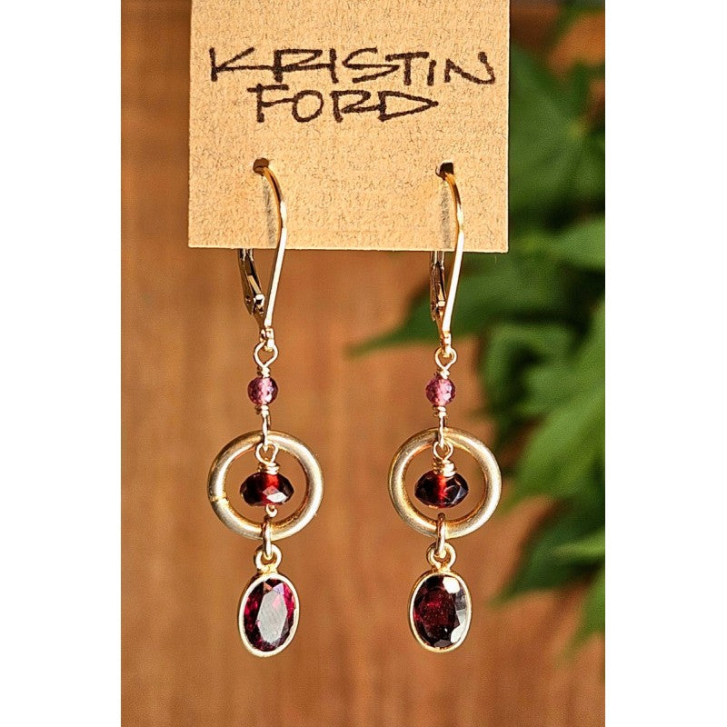Garnet Earrings
