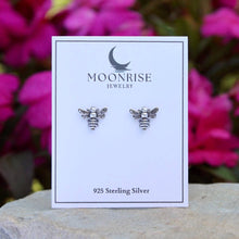 Load image into Gallery viewer, Detailed Bee Earrings
