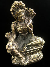 Load image into Gallery viewer, Brass Deity Statuette - Large - Green Tara
