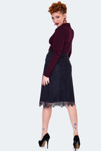 Load image into Gallery viewer, Lace Midi Pencil Skirt
