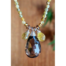 Load image into Gallery viewer, Smoky Quartz, Grossular Garnet &amp; Andalusite Necklace
