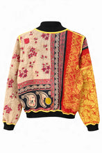 Load image into Gallery viewer, Noor Reversible Kantha Bomber, Large
