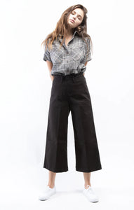 OAT Highrise Cropped Pant, Black