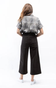 OAT Highrise Cropped Pant, Black
