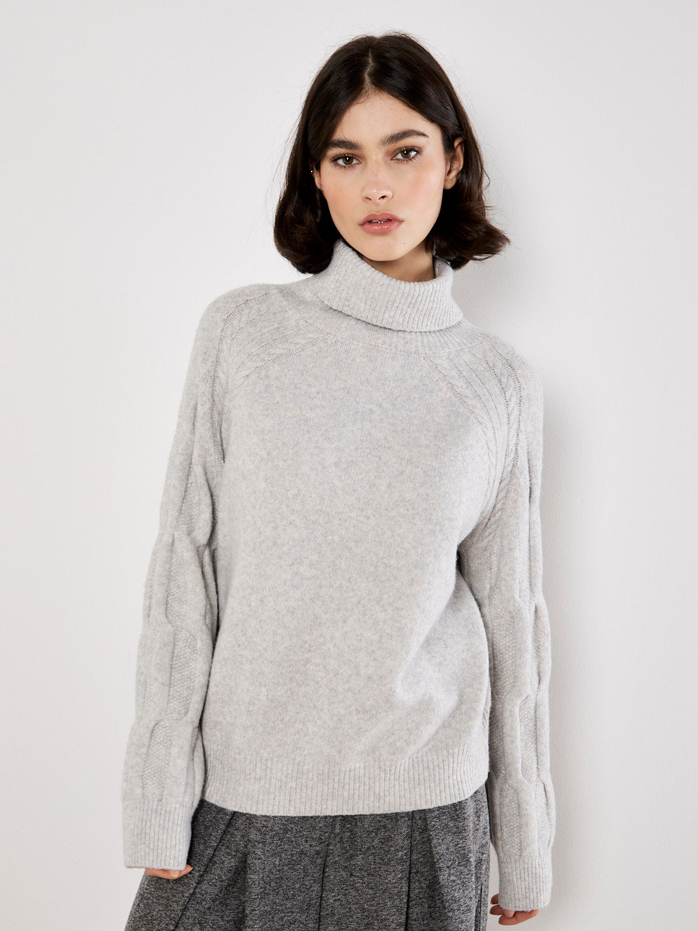 Melange Roll Neck Jumper