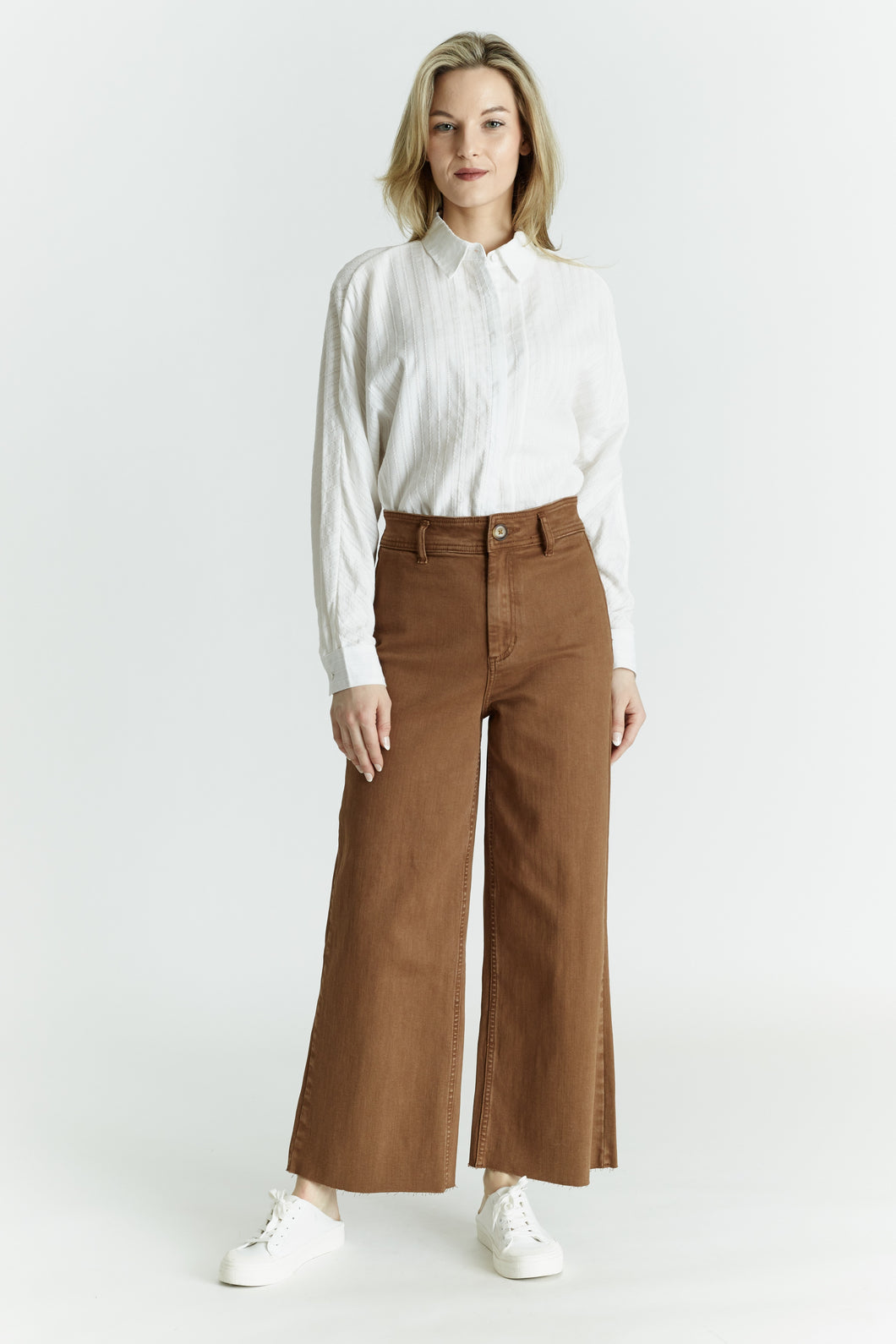 OAT High Rise Jean, Harvest Brown