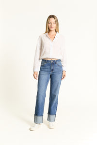 Cuffed Relaxed Straight Leg