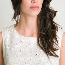 Load image into Gallery viewer, Pippa Eyelet Sleeveless Top
