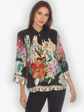 Load image into Gallery viewer, Hand Painted Flower Blouse

