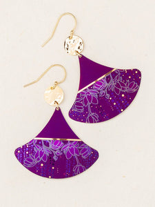 Delia Earring, Plum