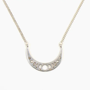 Moon Phase Necklace, 2 Colors