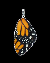 Load image into Gallery viewer, Large Monarch Butterfly Shimmerwing Pendant
