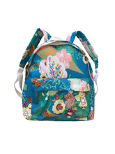 Load image into Gallery viewer, Flowers with Shibori Backpack
