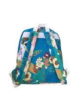 Load image into Gallery viewer, Flowers with Shibori Backpack
