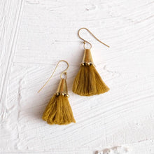 Load image into Gallery viewer, Hebba Cone Tassel Earring
