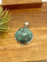 Load image into Gallery viewer, Rich Turquoise Statement Pendant

