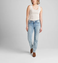 Load image into Gallery viewer, Elyse Mid Rise Straight Leg Jean
