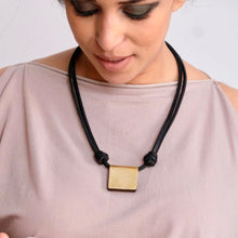 Load image into Gallery viewer, Kitab Leather Tablet Necklace
