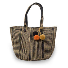 Load image into Gallery viewer, Saturday Market Tote, Neutral Stripe
