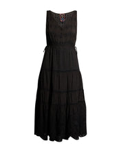 Load image into Gallery viewer, Tiered Embroidered Eyelet Dress
