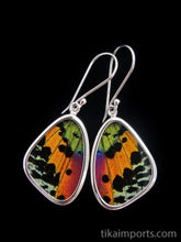 Load image into Gallery viewer, Extra-Small Sunset Butterfly Shimmerwing Earrings
