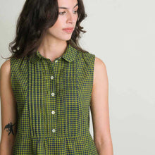 Load image into Gallery viewer, Adrianne Sleeveless Check Blouse
